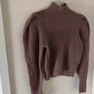 Express Brown Turtleneck Sweater